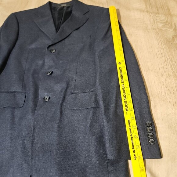 Arnold Brant Mens Size 36S Blue Blazer Sports Coat Wool Blend MSRP $299.99 - Picture 8 of 8